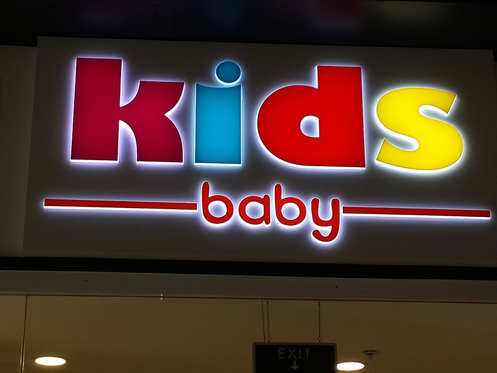 Podświetlane litery Kids Baby