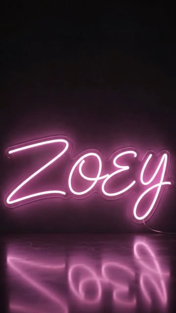 Różowy neon LED Zoey