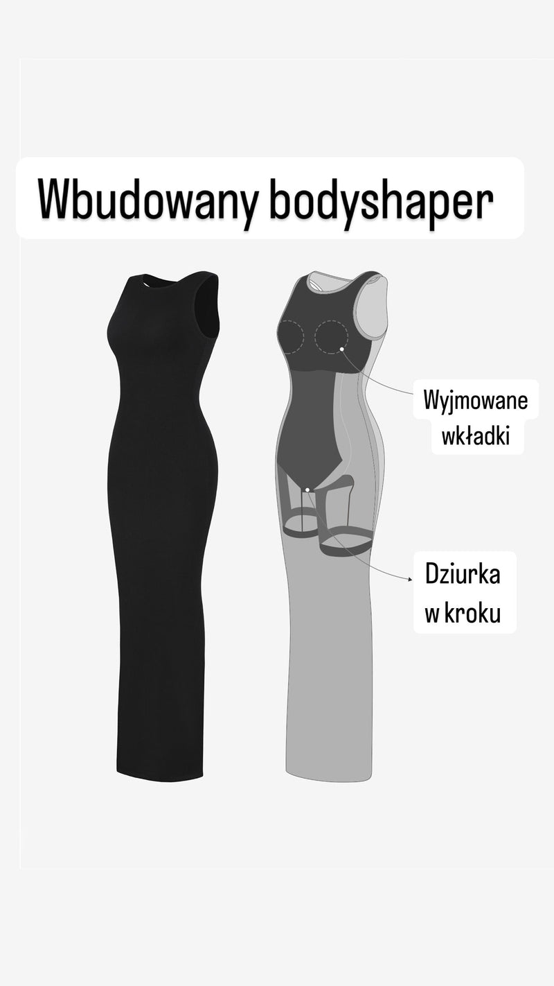Sukienka modelująca Crema