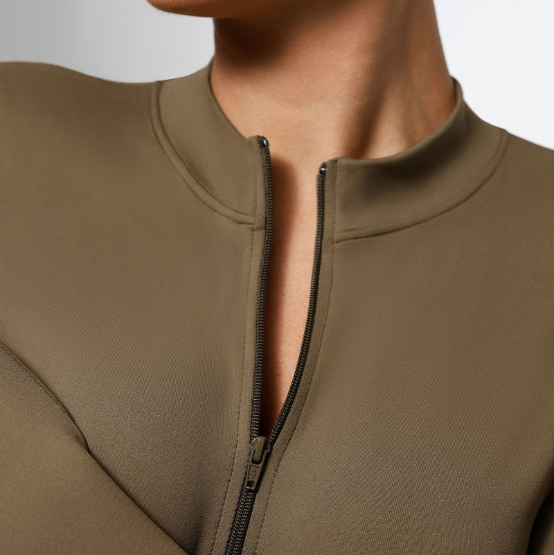 Body modelujące z suwakiem  DARK GREEN
