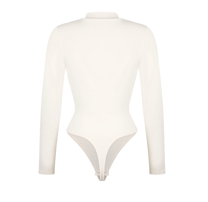 Body modelujące z suwakiem cream