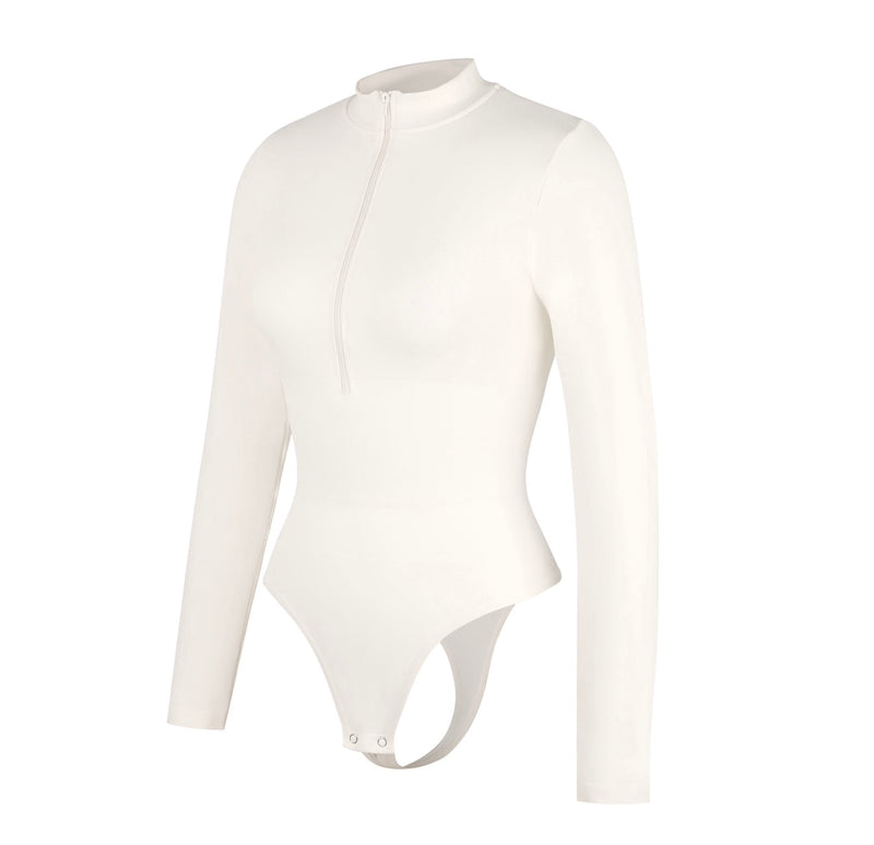 Body modelujące z suwakiem cream