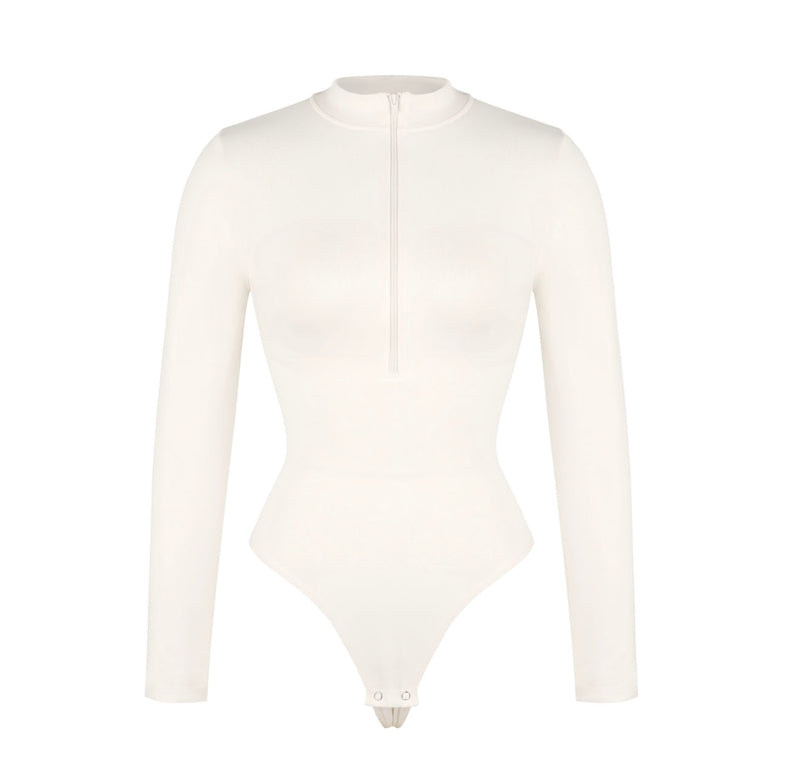 Body modelujące z suwakiem cream