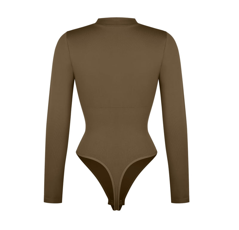 Body modelujące z suwakiem  DARK GREEN