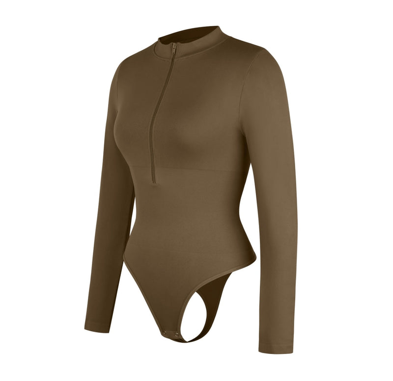 Body modelujące z suwakiem  DARK GREEN