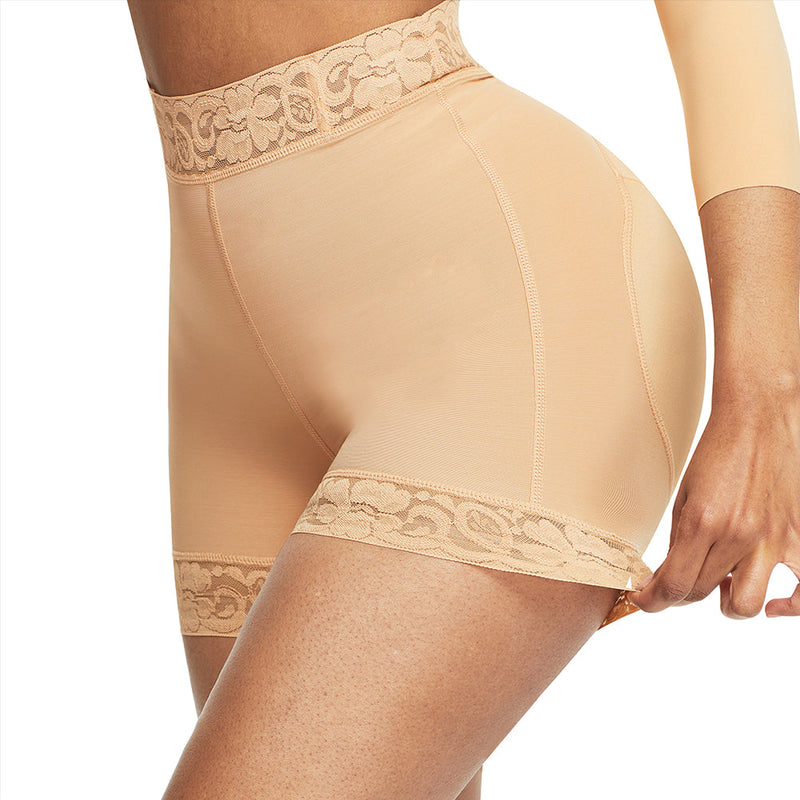 Majtki modelujące Kim z koronką- beige