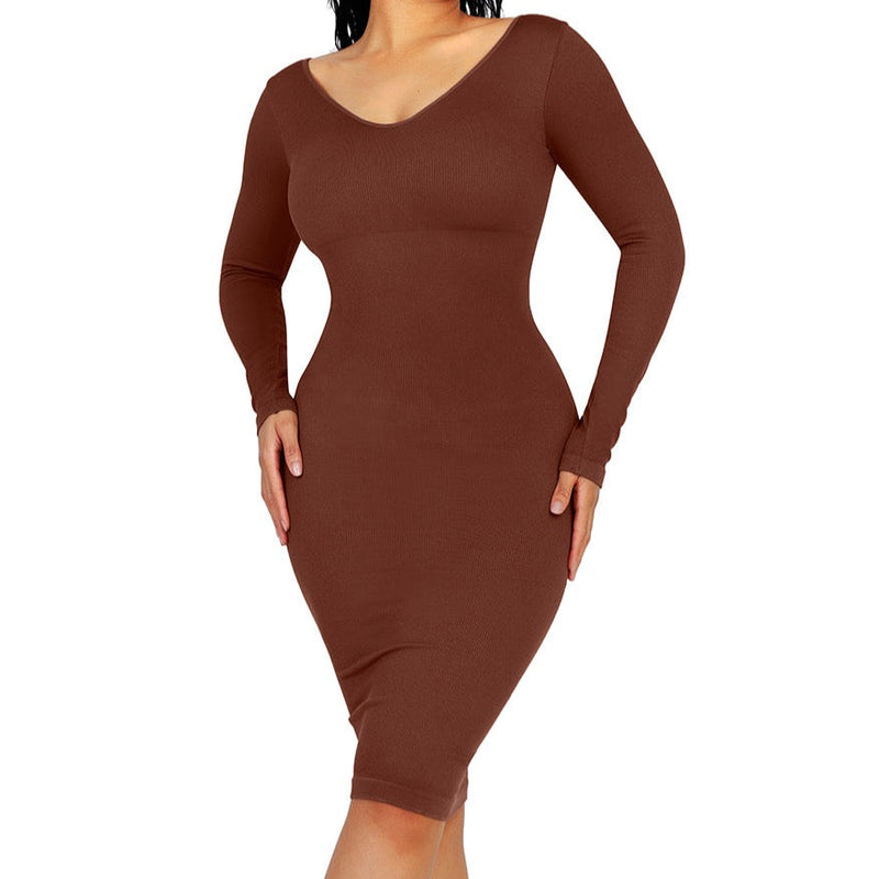 Sukienka modelująca Nero Brown