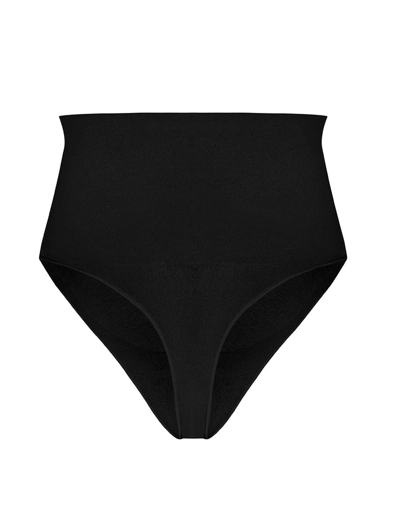 Stringi modelujące Comfort Black z fiszbinami