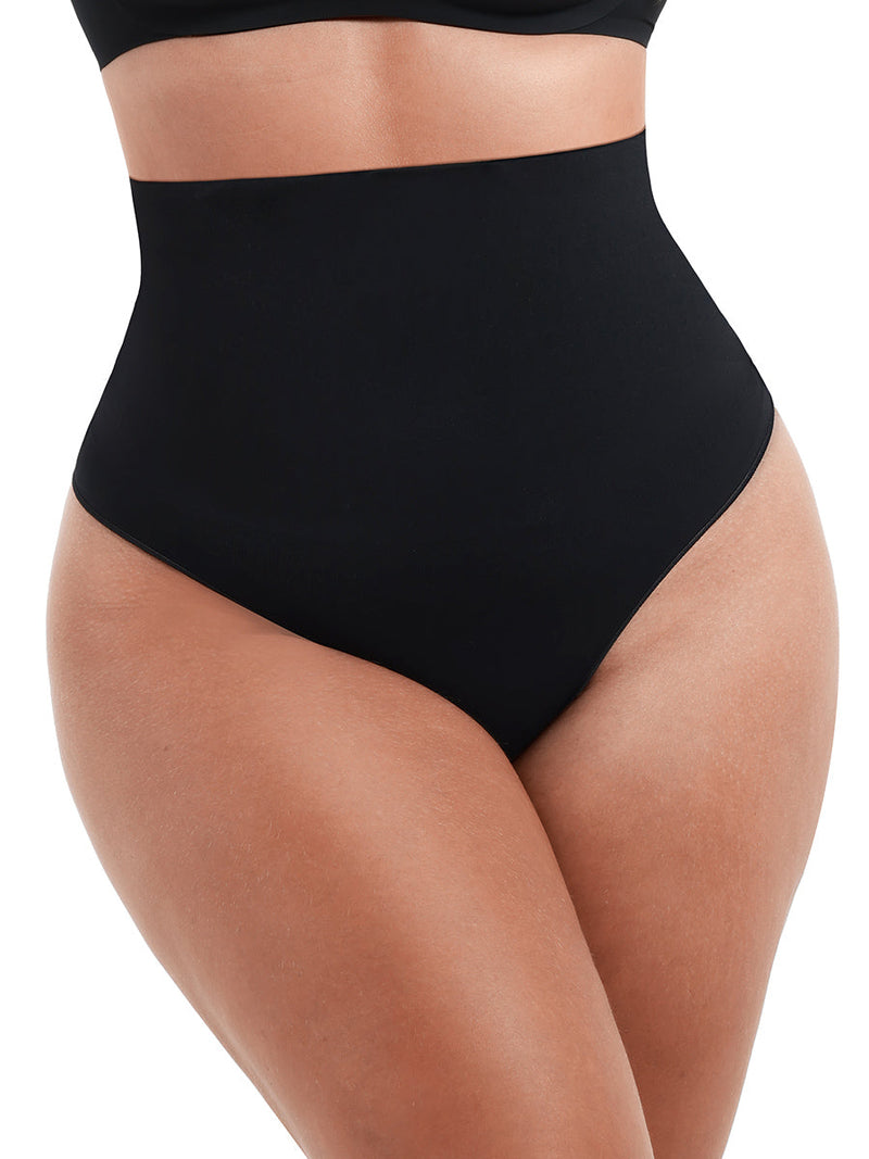 Stringi modelujące Comfort Black z fiszbinami