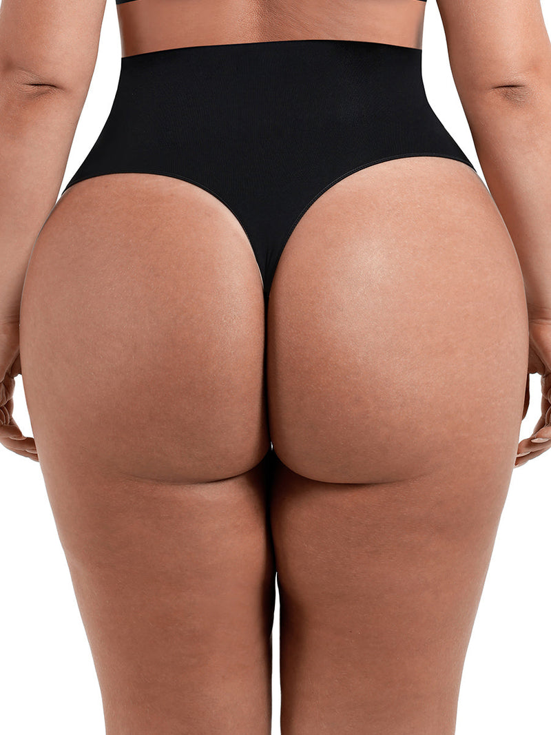 Stringi modelujące Comfort Black z fiszbinami