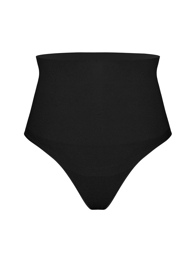 Stringi modelujące Comfort Black z fiszbinami