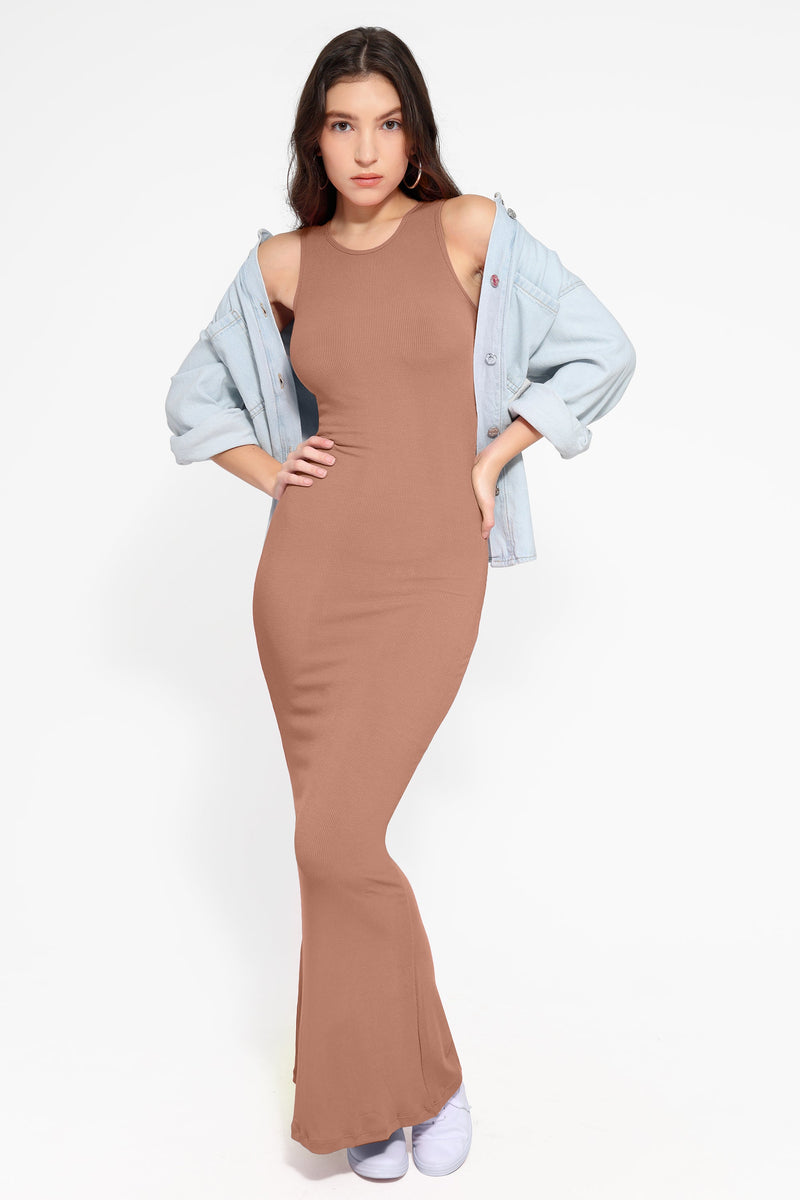 Sukienka modelująca Crema  Beige