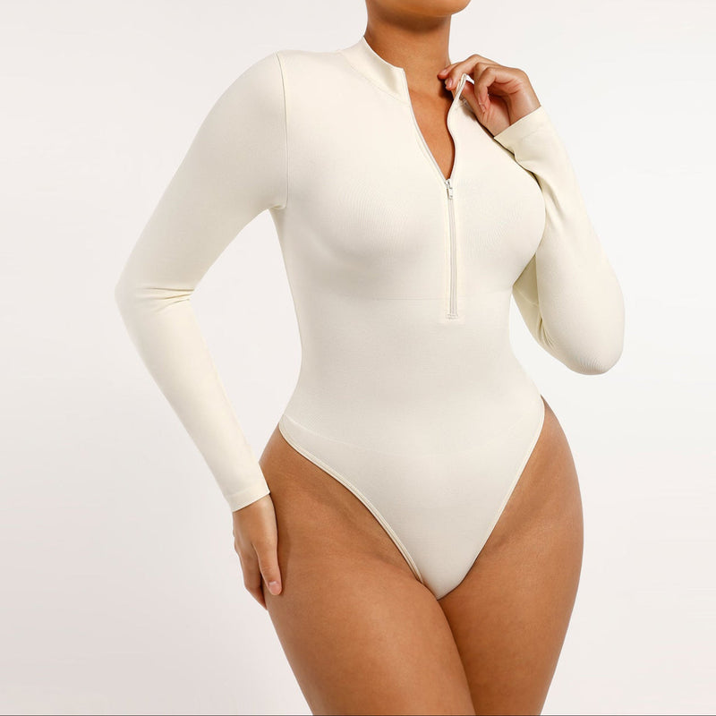 Body modelujące z suwakiem cream