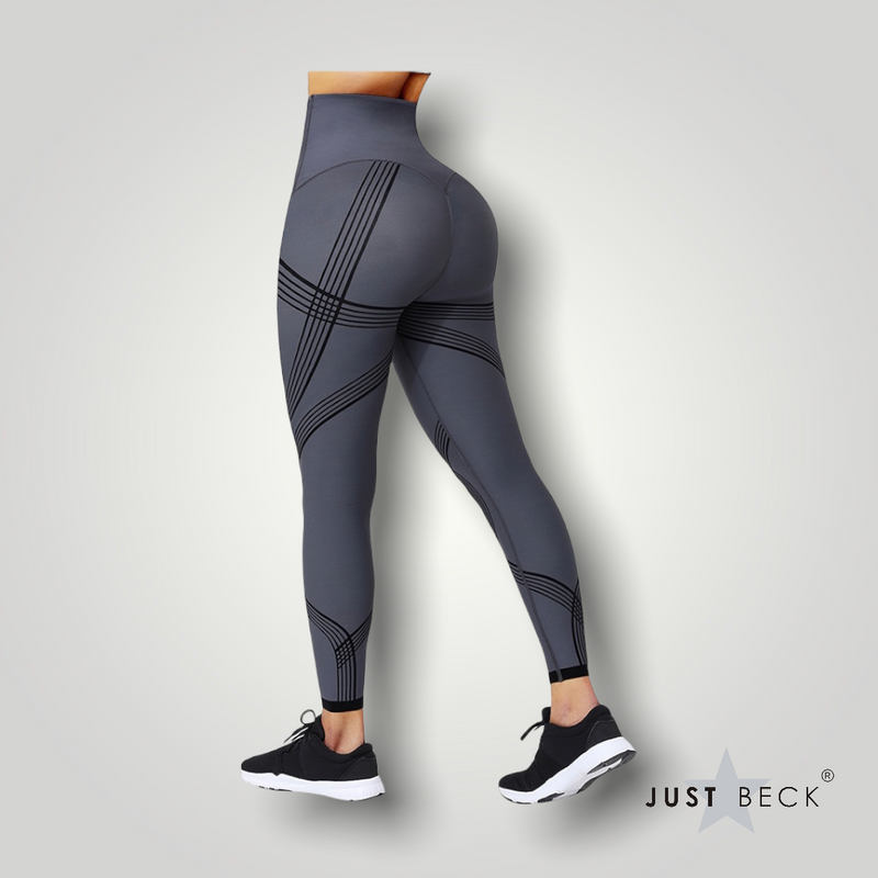 Leginsy slim fit- szare