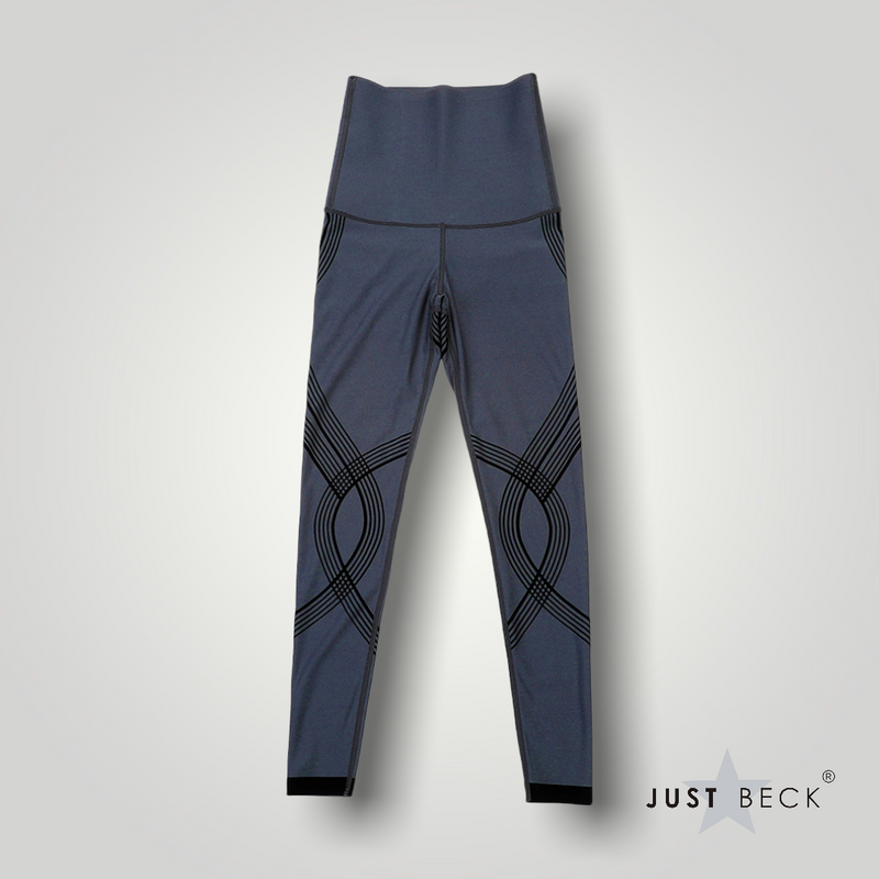 Leginsy slim fit- szare